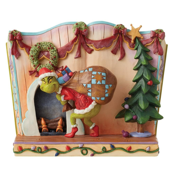 Jim Shore The Grinch Stealing Presents Storybook