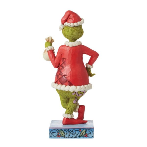 Jim Shore Grinch with Bag of Coal Figurine