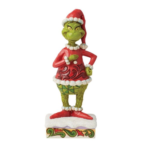 Jim Shore The Grinch Happy Personality Pose