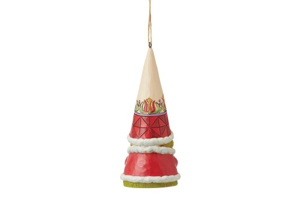 Jim Shore Grinch Gnome with Hands Clenched Hanging Ornament