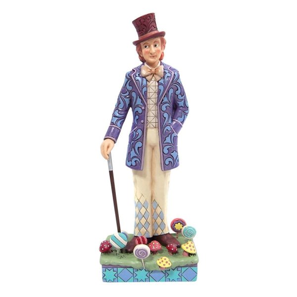 Jim Shore Willy Wonka with cane Figurine