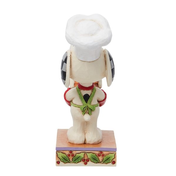 Jim Shore Snoopy Holding Gingerbread House Figurine