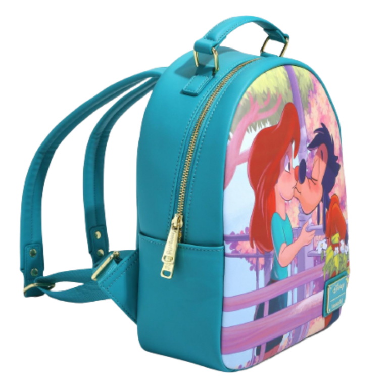 Loungefly Disney A Goofy Movie Roxanne & Max Kiss Mini Backpack