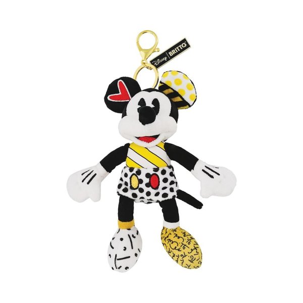 Disney Britto Mickey Midas Plush Key Chain