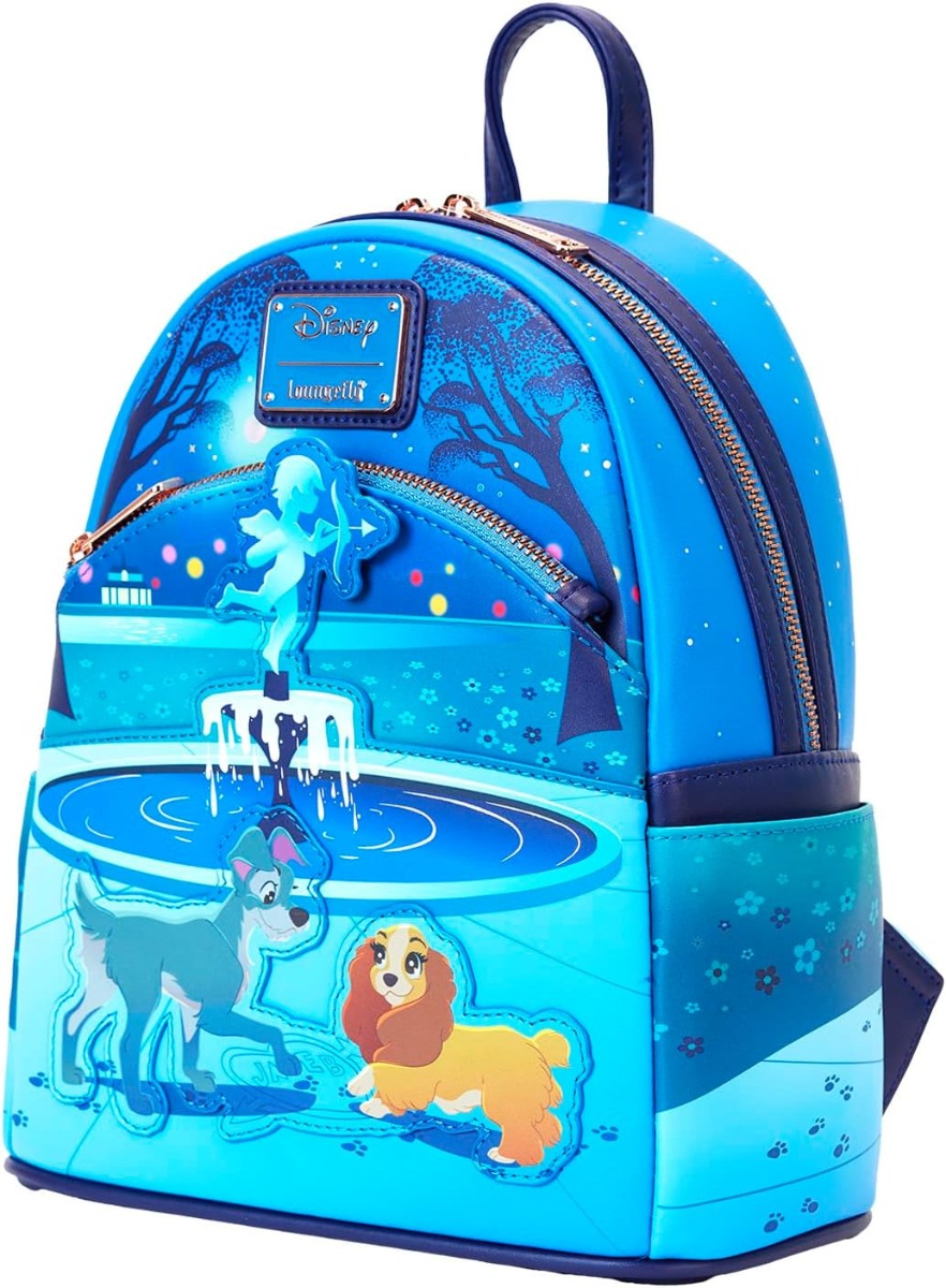 Loungefly Disney Lady and The Tramp 70th Anniversary Mini Backpack