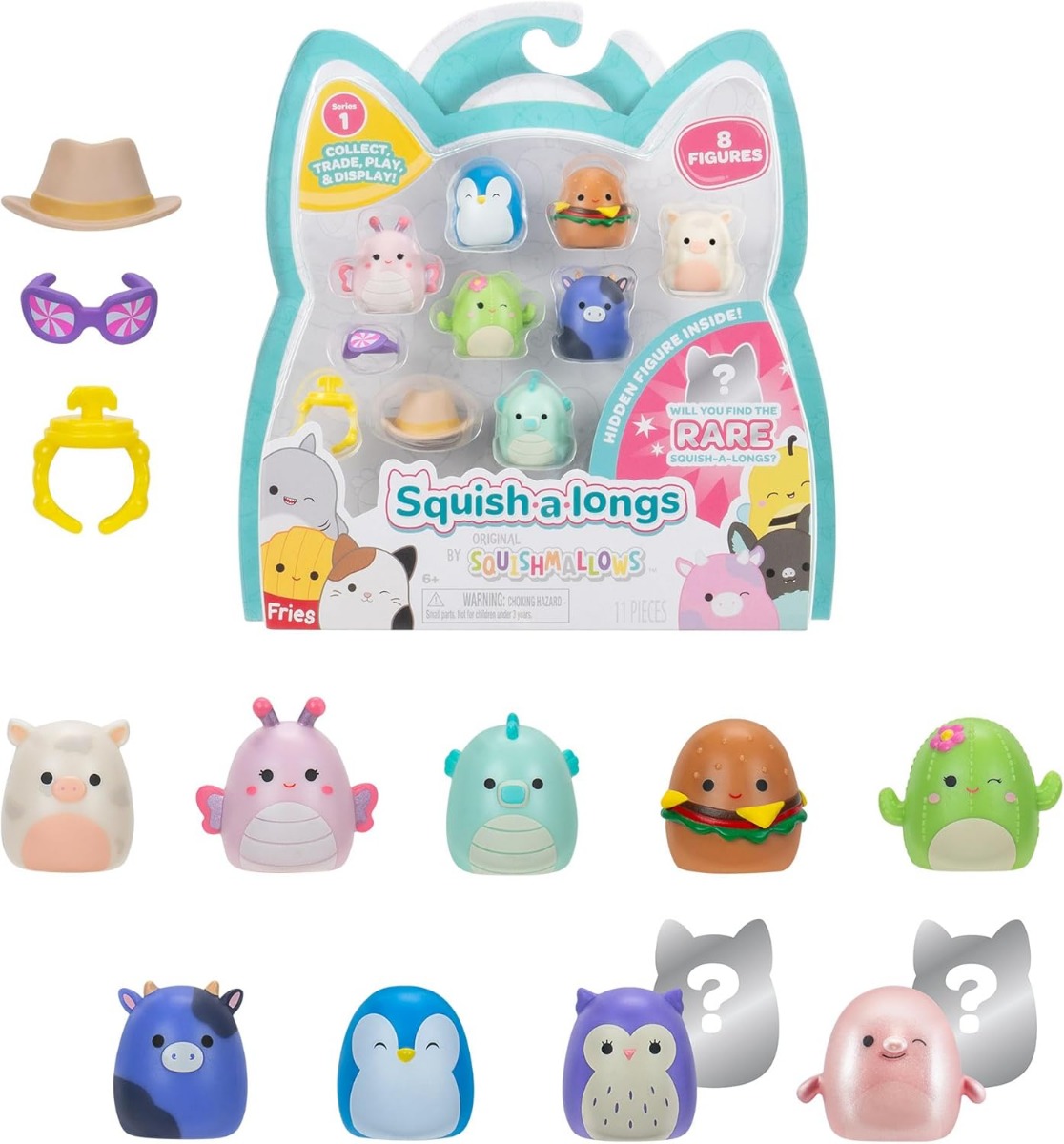 Squishmallows Squish A Long 8pack Series 1 With Accessories