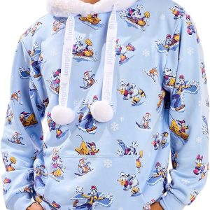 Loungefly Disney Mickey and Friends Winter Wonderland Hooded Sweatshirt