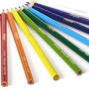 CRAYOLA Colouring Pencils - Assorted Colours (Pack of 12)