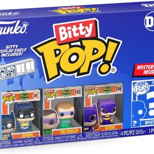 Funko Bitty Pop - DC Batman - Batman - The Riddler - Batgirl + Mystery