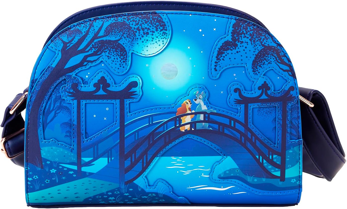 Loungefly Disney Lady and The Tramp 70th Anniversary Crossbody