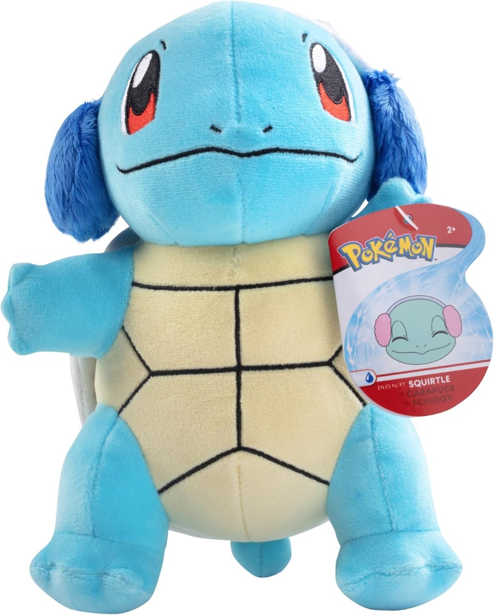 Pokémon 8" Squirtle Seasonal Plush with Ear Muffs