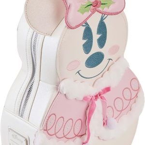 Loungefly Disney Minnie Mouse Pastel Snowman Mini Backpack