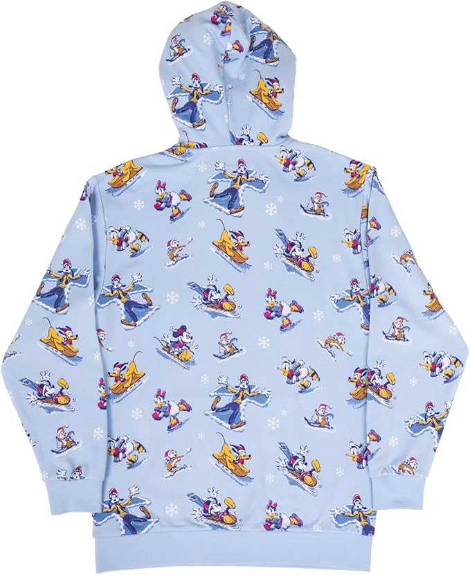 Loungefly Disney Mickey and Friends Winter Wonderland Hooded Sweatshirt