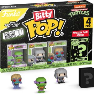 Funko Bitty Pop - TMNT - Donatello-Shredder-Baxter Stockman + Mystery