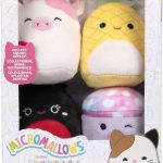 Micromallows 4-Pack Trudy Ladybug, Caedyn Cow, Maui Pineapple and Minya Mushroom