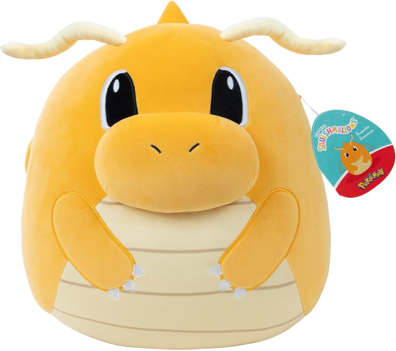 Squishmallows 14" Original Pokémon Dragonite Plush