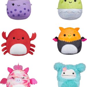 Squishmallows Micromallows 6 Pack - Mymam , Henley , Carlos , Anjara , Joella , Poplina