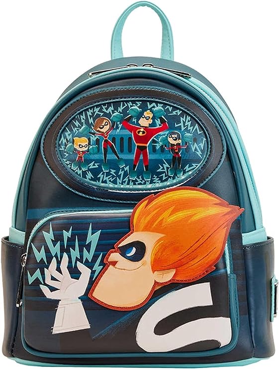 Loungefly Disney Pixar Moments Incredibles Syndrome Mini Backpack