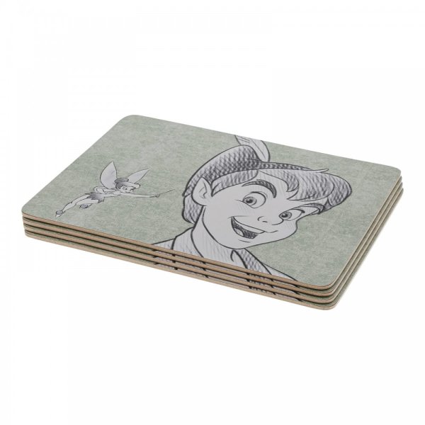 Never Grow Up ( Peter Pan Placemats set of 4)