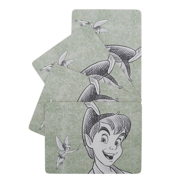 Never Grow Up ( Peter Pan Placemats set of 4)