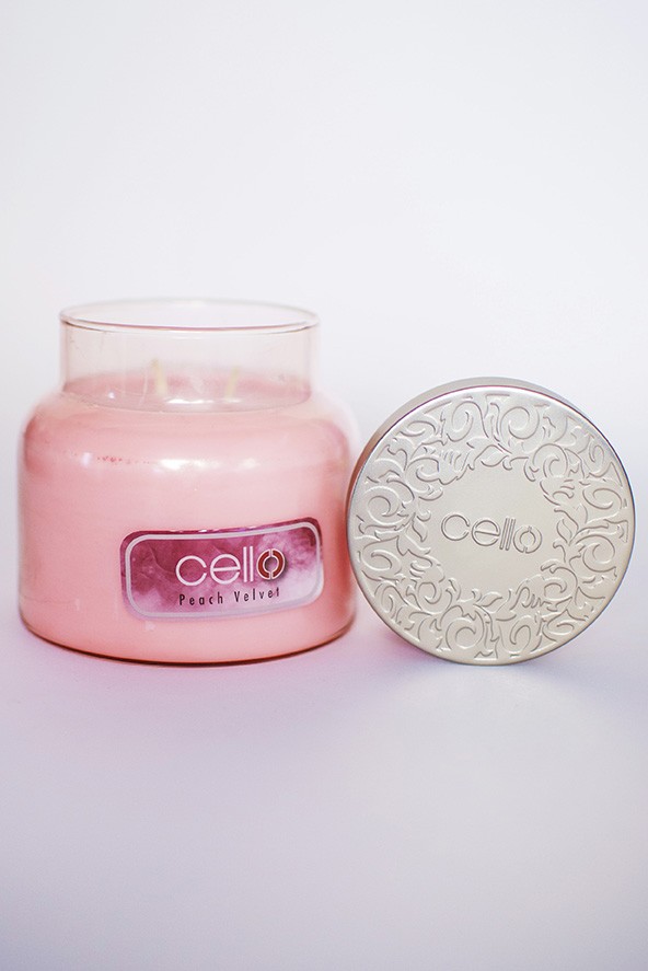 Cello Medium Jar - Peach Velvet - 7312