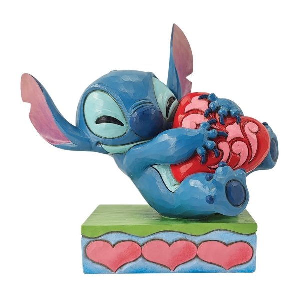 Jim Shore Disney Traditions Heart Struck (Stitch Hugging Heart) - MYSTERY LINK