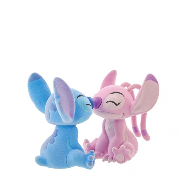 Grand Jester Flocked Kissing Stitch and Angel Figurines