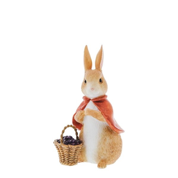 Beatrix Potter Flopsy with Basket of Blackberries Figurine