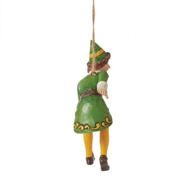 Jim Shore Crouching Buddy the Elf Hanging Ornament