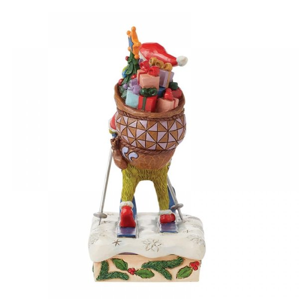 Jim Shore Grinch Skiing Figurine