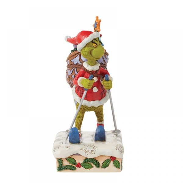 Jim Shore Grinch Skiing Figurine