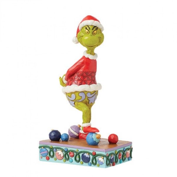 Jim Shore Grinch Stepping on an Ornament