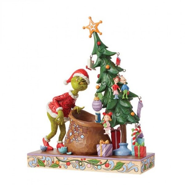 Jim Shore Grinch Decoratable Countdown Tree Figurine