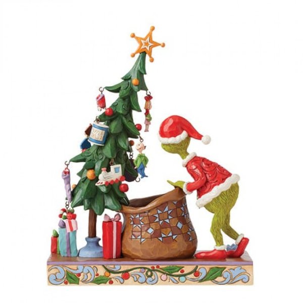 Jim Shore Grinch Decoratable Countdown Tree Figurine