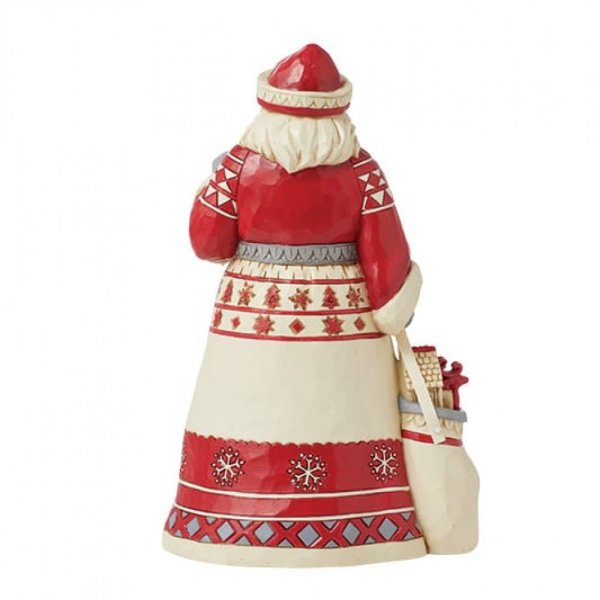 Heartwood Creek Nordic Noel Santa with Toy Bag