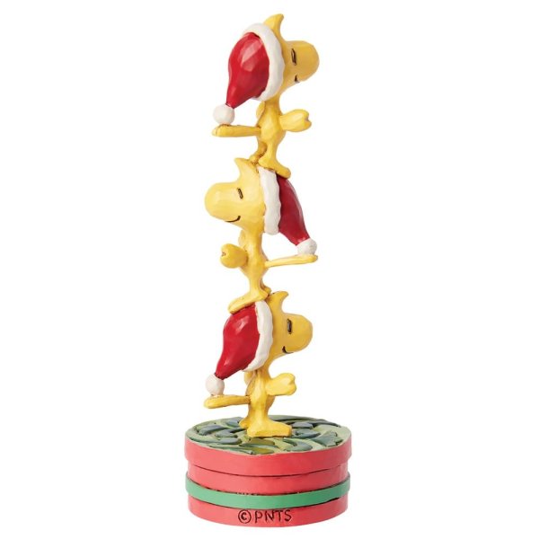 Jim Shore Peanuts Woodstock Stacked Figurine