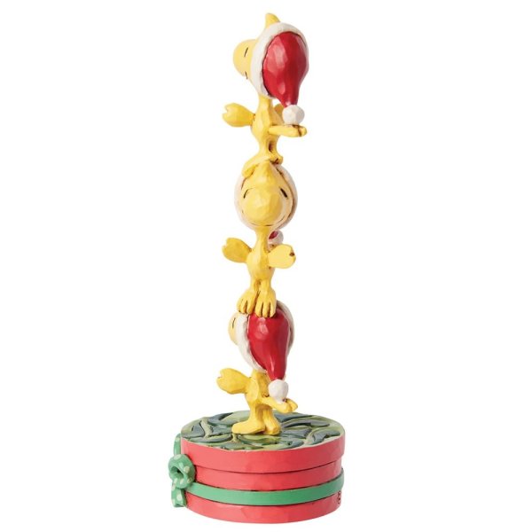 Jim Shore Peanuts Woodstock Stacked Figurine