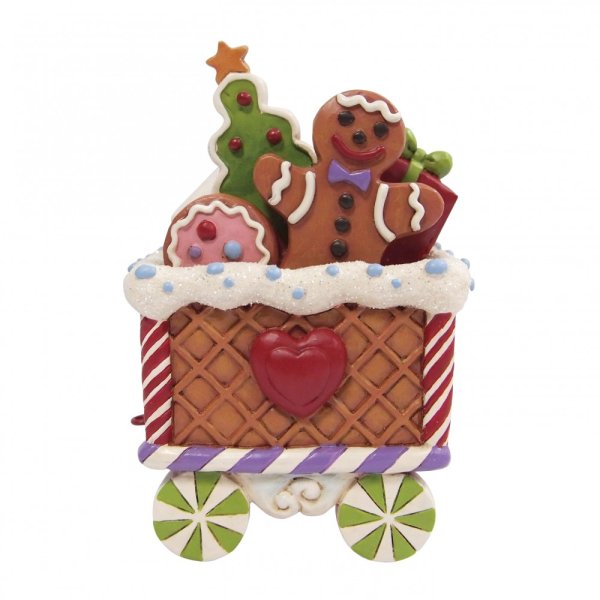 Jim Shore Heartwood Creek Gingerbread Train Car