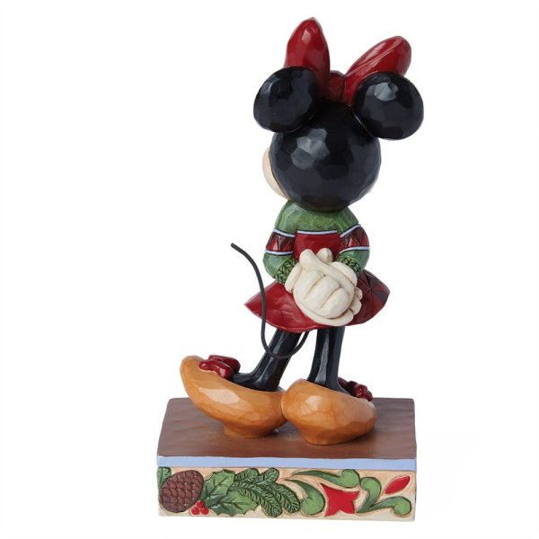 Jim Shore Disney Traditions Minnie Mouse Christmas Sweater Figurine