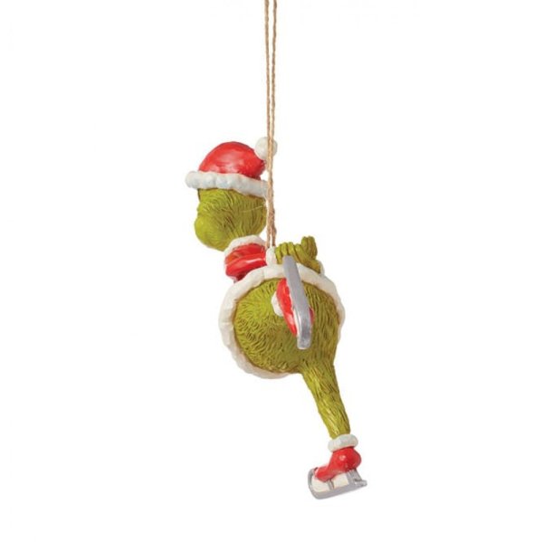 Jim Shore The Grinch Ice Skating Hanging Ornament