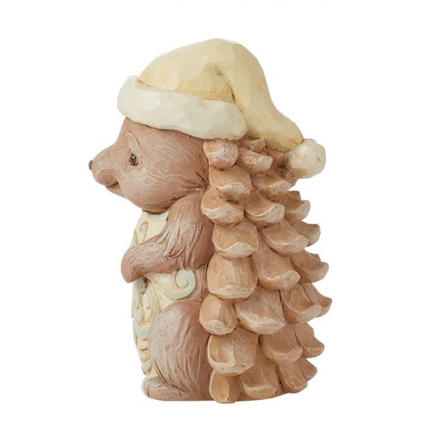 Jim Shore Heartwood Creek White Woodland Pinecone Hedgehog Figurine