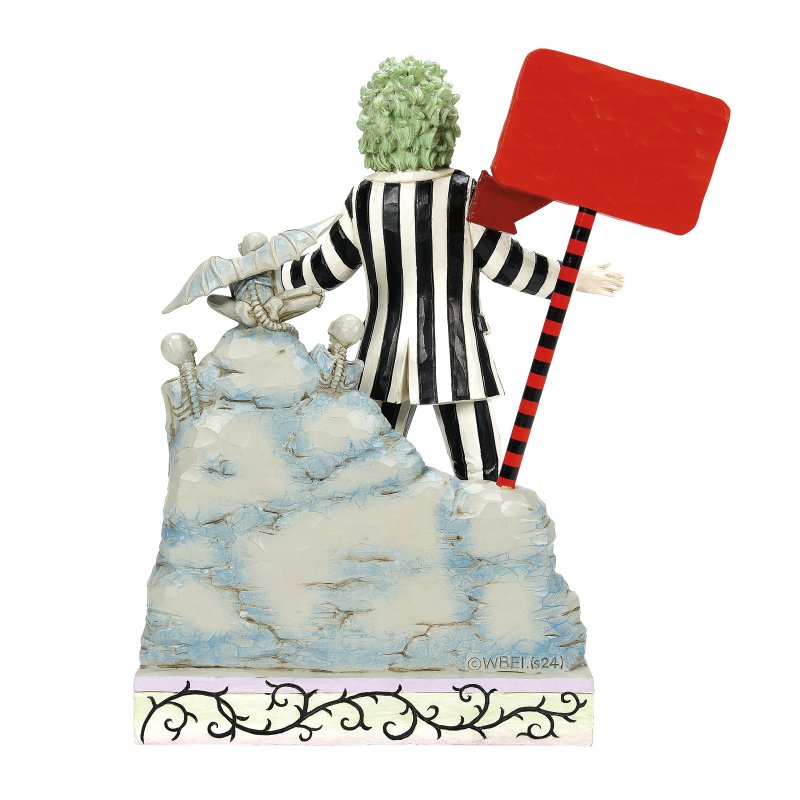 Beetlejuice By Jim Shore - Beetlejuice Led Sign & Gravestone Figurine