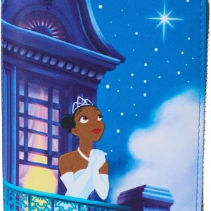 Loungefly Disney Princess and The Frog 15th Anniversary Zip Around Wallet