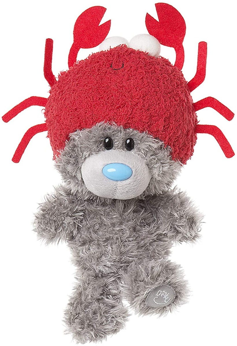 9" Me To You My Dinky Bear Crab Hat Teddy with Magnetic Paws - AP9F7004