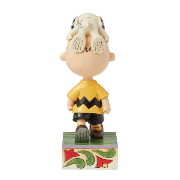 Jim Shore Peanuts Head Honcho (Snoopy on Charlie Brown's Head Figurine)