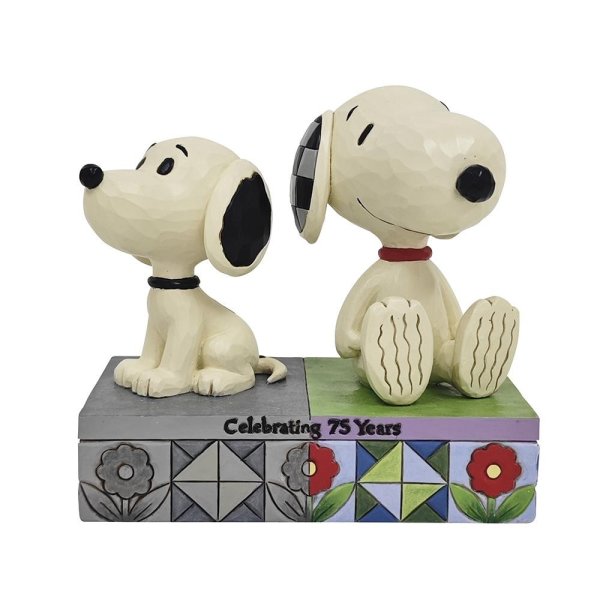 Jim Shore Peanuts I Remember You (1950's vs Modern Snoopy Figurine)