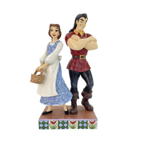 Jim Shore Disney Traditions Belle & Gaston Brilliant & Boorish