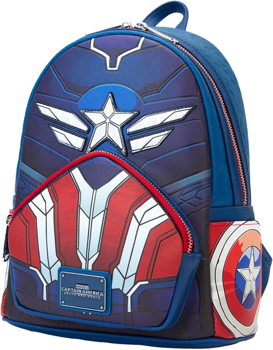 Loungefly Marvel Captain America Brave New World Cosplay Mini Backpack