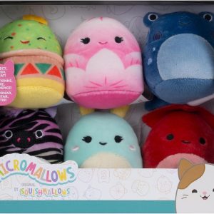 Squishmallows Micromallows 6 Pack - Elin , Altman , Gideon , Agnola , Safiyah & Connie