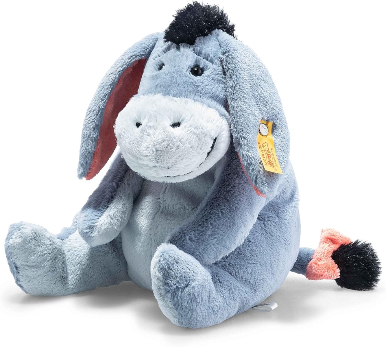 Steiff Eeyore 25 blue-gray sitting